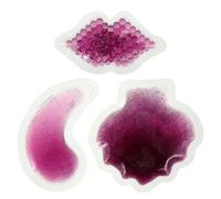 TOYZFRIENDY 3 Pezzi Impacchi Gel Riutilizzabili per Viso Occhi e Labbra Terapia Caldo e Freddo con Gel per Compressa Faciale Multifunzionale Sollievo Testa e Affaticamento