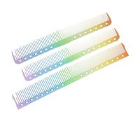 TOYZFRIENDY 3 pezzi Pettini Professionali Colorati per Parrucchiere Pettine per Cura Capelli e Styling Pettine a Denti Stretti per Capelli Lisci e Crespi Adatto Donne Uomini