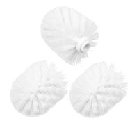 TOYZFRIENDY 3 pezzi Testa Ricambio Scopino Wc Accessori Bagno Pratici e Resistenti Testine Facili da Montare per Pulizia Igienica e Veloce del Water