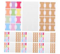 TOYZFRIENDY 30 Pezzi Etichette Indice Adesive Colorate Resistenti con Superficie Scrivibile Segnalibri Riorganizzabili per Documenti Ufficio Scuola Organizzazione Pagine