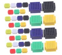 TOYZFRIENDY 35 pezzi Mini Breadboard Pcb senza Saldatura Circuito Elettronico Stabile e Resistente per Progetti DIY per Principianti