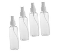 TOYZFRIENDY 4 Pezzi Flacone Spray Continuo Mister Flacone Spray Da Viaggio Ricaricabile Flacone Spray Per Trucco Trasparente Flaconi Spray Vuoti Articoli Da Toeletta Flacone Spray Portatile