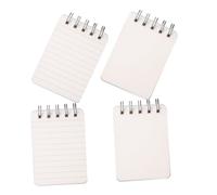 TOYZFRIENDY 4 pezzi Mini Taccuino Spiralato Portatile Blocco Note Uso Quotidiano Rigato per Appunti Diario e Promemoria