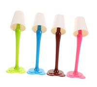 TOYZFRIENDY 4 Pezzi Penne Creative Lampada Scrivania Casual Penne Cartone Animato per Scuola Colore Casuale