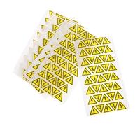 TOYZFRIENDY 400 Pezzi Etichette Avvertenza Elettrica Triangolari Gialle Adesive Resistenti Intemperie per Scatole e Pannelli Elettrici ed Esterni