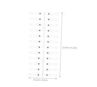 TOYZFRIENDY 48 Pezzi Nail Polish Sample Sticks Magnetic Display Board For Beginners Accurate Color Fidelity Practice Nail Gel Polish Art Tips