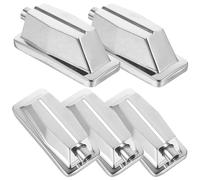 TOYZFRIENDY 5 pezzi Alette d Argento per Rullante Ganci per Tamburo per Batteristi Parti di Ricambio per Batteria Accessori per Manutenzione e Riparazioni