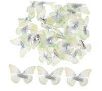 TOYZFRIENDY 50 Pezzi Clip Per Capelli Farfalla Testamento Del Matrimonio Accessori Per Acconciatura Light Green