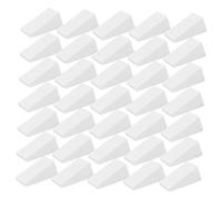 TOYZFRIENDY 50 pezzi Spugnette Triangolari per Fondotinta e Correttore Spugne Morbide per Bagnato e Asciutto Accessorio Make Up per e Applicazione Uniforme