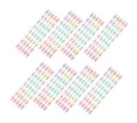 TOYZFRIENDY 500 pezzi Etichette Adesive Qc Passed Impermeabili Adesivi Ovali per Controllo Qualità Magazzino Facili Applicare e Resistenti per Etichette Test Prodotto