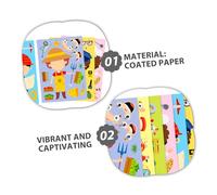 TOYZFRIENDY 6 Set Puzzle Carriera Diy per Sviluppo Motorio Creatività e Giochi Educativi