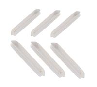 TOYZFRIENDY 6pezzi Base per Vasi da Rettangolare Sottovaso - in Plastica Vaschette - per Piante da Base Decorativa Beige Antiscivolo