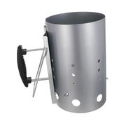 TOYZFRIENDY Accendifuoco per Barbecue a Carbone Manico in Nylon, Stufa a Carbone a Ciminiera per Accensione Rapida, Ventilazione Ottimale per Grigliate all’Aperto