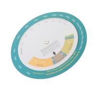 TOYZFRIENDY Bmi Indice Massa Ruota Parete per Donna e Tabella Rapida Peso e Obesità Design Palestra e Plastica Resistente Facile Installare