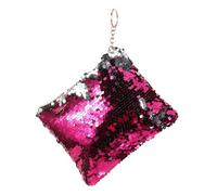 TOYZFRIENDY Borsa con Paillettes Rosy Pochette Zipper per Monete e Cosmetici Borsetta e Resistente per Party Shopping e