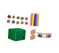 TOYZFRIENDY Candele Aromaterapia per Principianti con e Fiori Secchi Accessori Stregoneria Wicca per e Meditazione Confezione Completa per e Manifestazioni
