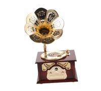 TOYZFRIENDY Carillon a Carica Manuale retrò in ABS, Piccolo Carillon da Tavolo Marrone Multifunzionale, Scatola Musicale Decorativa Regalo di Compleanno per Donne e Arredamento Casa