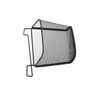 TOYZFRIENDY Cestino Sospeso da Ufficio in Ferro Nero Organizer da Scrivania Multifunzione per Studenti Contenitore per Penne e Forniture Supporto Pratico per Spazio di Lavoro Ordinato