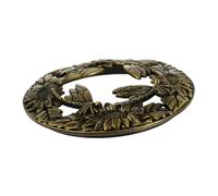 TOYZFRIENDY Coperchio per Candela Profumata in Lega di Zinco Integrato e Antivento Design Retro con Motivo Rilievo Copertura Forata per Aromaterapia Adatto Candele Sicuro ed Ecologico