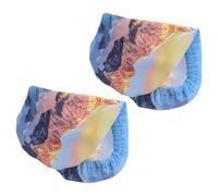 TOYZFRIENDY Copri Occhiali da Sci Estensibile 2 Pezzi, Custodia Morbida Lavabile Protezione Uv, Compatibile per Snowboard e Occhiali da Viaggio per Sport Invernali