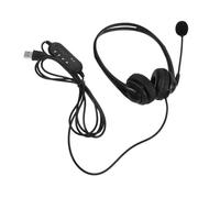 TOYZFRIENDY Cuffie Over-ear con Microfono USB Doppio Auricolare Auricolari con Riduzione Attiva del Rumore Comfort Traspirante per Lavoro Didattica e Telefonate Lunghe