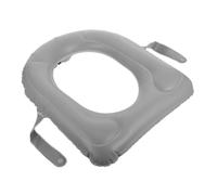 TOYZFRIENDY Cuscino Gonfiabile per WC con Ventose Antiscivolo Rialzo Water Portatile in PVC con Sacchetto Supporto Comodo per Anziani Disabili ed Adulti Facile da Installare e Trasportare