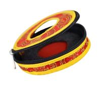 TOYZFRIENDY Custodia Nepalese per Campana Tibetana Tingsha Borsa Piccola e Resistente per Meditazione Materiale Strappo-resistente Design Artigianale Vari Colori Colore Casuale