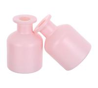 TOYZFRIENDY Diffusore Essenziale in Vetro Trasparente 150 Ml Bastoncini di Giunco, Flacone Diffusore Ricaricabile Cilindrico per Aromaterapia Casa e Auto, Set 2 Pezzi per Profumazione Fai