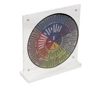 TOYZFRIENDY Emotion Wheel Decorative Stand Acrilico Per Ufficio e Casa Ruota Delle Colorata Comoda e Leggera Design Elegante Per Benessere Psicologico e Decorazione Ambientale