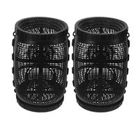 TOYZFRIENDY Gabbia per Pesci da Pesca Rotonda Grande 2 Pezzi in Plastica Resistente Rete Anti-Fuga e Posizionamento Stabile per Gamberi Granchi e Allevamento in Acquari e Laghetti