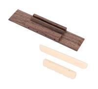 TOYZFRIENDY Kit Ponte e Sella in Legno Di Palissandro Per Ukulele Accessori Per Sostituzione Ponticello Ukulele Dado e Capotasto Per Strumenti Folk Piccola Dimensione Facile Da Trasportare