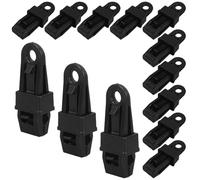 TOYZFRIENDY Morsetti per Tende da Campeggio 20 Pezzi Clip Antivento in Plastica Resistente per Teloni da Esterno e Tendalini Fibbie di Fissaggio per Tettucci Accessori per Campeggio e