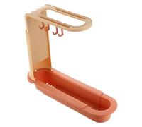 TOYZFRIENDY Organizer Scolapiatti Estensibile Portapiatti Multifunzione in Resistente Mensola Stoviglie e Accessori per Lavello Colore Rosa per e Studio