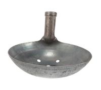 TOYZFRIENDY Pala Forata in Metallo per Pulizia Letame e Fanghi Robusta e Riutilizzabile con Manico Dritto per Edilizia e Scarichi Pala Setaccio per Rifiuti e Manutenzione Fognaria