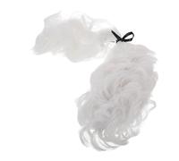 TOYZFRIENDY Parrucca Avvocato Bianca Regolabile per Uomo Cosplay Realistica per Costume Giudice e Spettacoli Parrucca Comoda per Feste e Roleplay