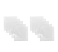 TOYZFRIENDY Pellicole Protettive Adesive per Racchette da Ping Pong 10 Pezzi, Fogli Trasparenti Circolari per Protezione Gomma, Pellicola di Copertura Sostitutiva per Tennistavolo, Accessori