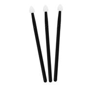 TOYZFRIENDY Pennelli per Ombretto Occhi Set da 3 Pezzi in Silicone Morbido, Applicatori Trucco per Glitter e Eyeliner, Strumenti per Trucco Occhi Ragazze Principianti Uso Quotidiano