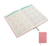 TOYZFRIENDY Planner Notebook con Calendario Accademico e Organizer Personale Diario Appuntamenti Settimanale per Studenti e Ufficio Agenda To-do List Minimalista Rosa