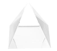 TOYZFRIENDY Prisma Ottico a Quattro Facce in Vetro per Spettro di Luce e Fotografia Strumento di Luce Compatto per Decorazione Desktop e Esperimenti Scientifici