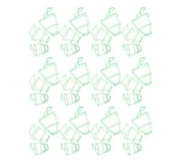 TOYZFRIENDY Rete per Bottiglie di Infusione in Plastica 60 Pezzi Maniche a Rete per Flaconi Salini 100/250/500 Ml, Copertura Sicura e Leggera per Forniture Ospedaliere, Supporto