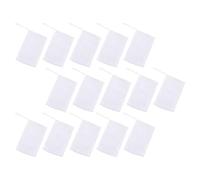 TOYZFRIENDY Rete per Sapone Bianca in Pe Design a Rete e Coulisse, 50 Pezzi Sacchetto per Schiuma Viso Chiusura Pratica e Facile da Appendere