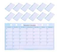 TOYZFRIENDY Ricariche per Planner Mensili A6 14 Pagine a 6 Anelli, Inserti per Planner Raccoglitore Budget e Pianificatore Alimentare Settimanale, Compatibili Organizer per Ufficio Domestico