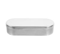 TOYZFRIENDY Scatola in Alluminio con Design Elegante e Compatto per Termometro Portaoggetti Resistente e Pratica Custodia la Pulizia del Termometro Argento per Uso Domestico