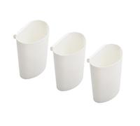 TOYZFRIENDY Secchio Sospeso Per Carrello Mobile in Pp, Contenitore Salvaspazio Per Prodotti Cosmetici, Accessorio Multiuso Per Salone, Cucina e Sala Da Pranzo, Set Da 3 Pezzi