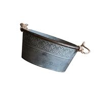 TOYZFRIENDY Secchio Vintage per Decorazione e Stoccaggio Secchiello Retro Compatto e Contenitore Resistente Adatto Composizioni Floreali e Arredamento Vintage