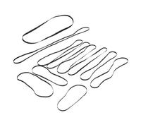 TOYZFRIENDY Set da 11 Pezzi Cinghia di Trasmissione in Gomma Elastica per Giradischi Vinile Anello Piatto di Ricambio Resistente e Silenzioso Kit Sostituzione Cinghia per Apparecchi Audio