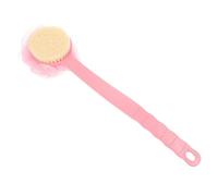 TOYZFRIENDY Spazzola da Bagno Manico, Spazzola per Doccia e Scrub Corpo, Setole Morbide per Massaggio e Pulizia Schiena, Igiene Personale per Uomo e Donna, Colore Rosa