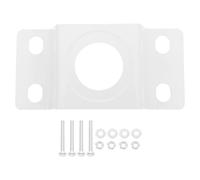 TOYZFRIENDY Staffa Montaggio Lampada Solare Resistente per Esterni Supporto per Illuminazione Stradale e Faretti Parcheggio Kit Installazione Facile con Piastra Posteriore e Bulloni