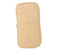 TOYZFRIENDY Supporto Per Aletta Parasole Auto Portaocchiali Custodia Per Auto Organizer Per Carte e Documenti Beige