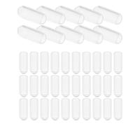 TOYZFRIENDY Tappi Terminali in Gomma Trasparente per Fasce per Chioma 200 Pezzi, Manicotti Protettivi per Estremità Cerchietti, Accessori per Chioma Confortevoli e Facili da Installare